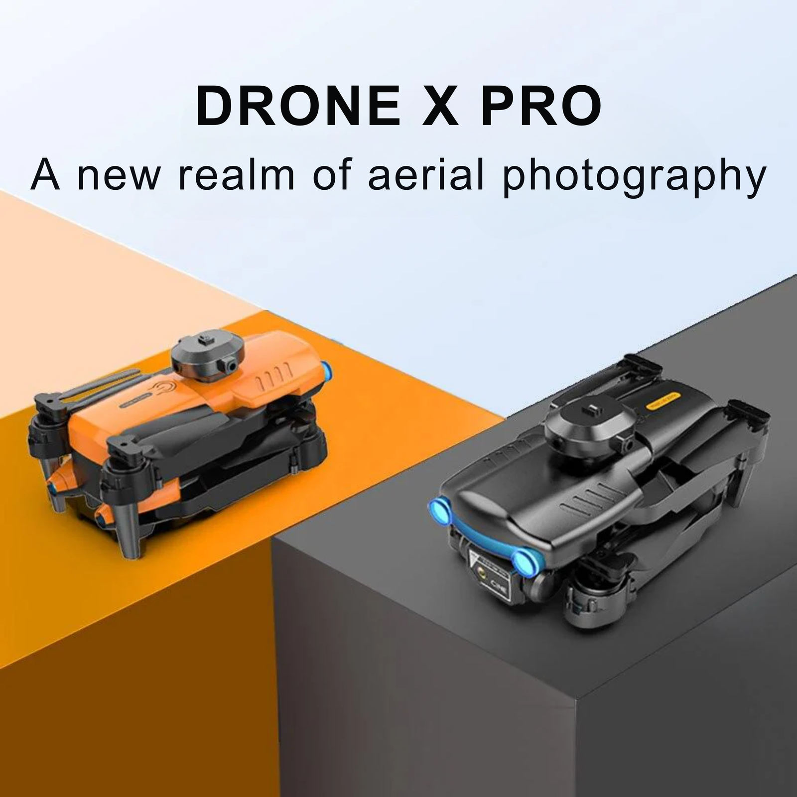 Drone X Pro con mando, bater&iacute;as extra y estuche de transporte
